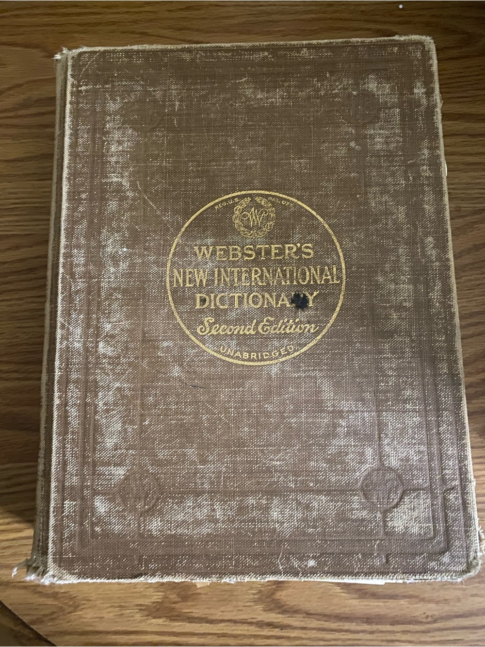 Webster’s new international dictionary second edition unabridged 1954 book vinta